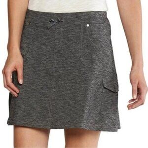 Kuhl Mova Cargo Skort Hiking Skirt in Charcoal Gray